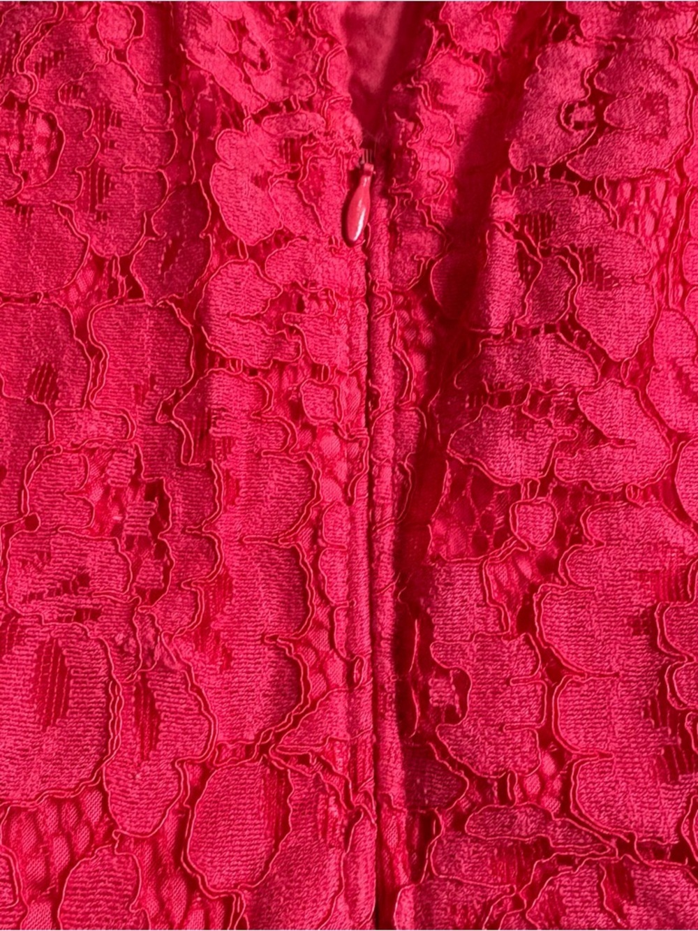 Seen Worn Kept Sleeveless Lace A-Line Dress Women’s 4 Red Spring Wedding Summer - Picture 9 of 12